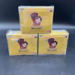 Lot (3) One Piece Card Game OP-07 500 Years In The Future Booster Box SEALED EN - Image 1