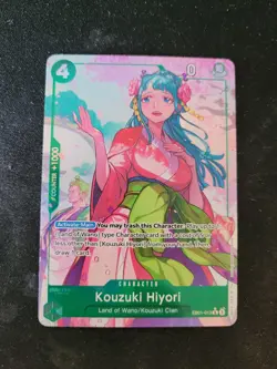 Kouzuki Hiyori EB01-013 R Alt Art Extra Booster Memorial Collection NM One Piece - Image 1