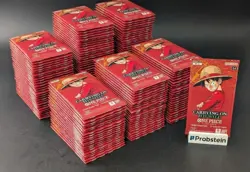Lot of (144) One Piece TCG English OP-13 Carrying On His Will Sleeved Packs - Image 1