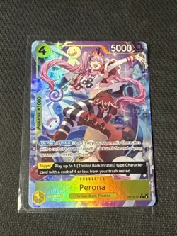 One Piece Perona OP14-111 R 1 Star Alt Art The Azure Sea's Seven - Image 4