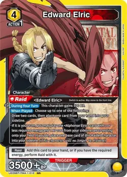 Edward Elric Foil - UE09BT/FMA-1-012 NM - Union Arena - Image 1