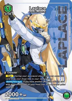 Laplace Alternate Art Foil - UE14BT/NIK-1-091 NM - Union Arena - Image 1