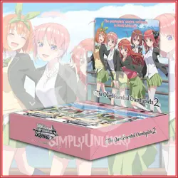 WEISS SCHWARZ TCG: THE QUINTESSENTIAL QUINTUPLETS 2 BOOSTER BOX FACTORY SEALED - Image 1