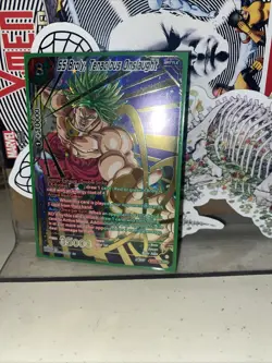 Dragon Ball Super Card Game SS Broly, Tenacious Onslaught Critical Blow BT22-132 - Image 1