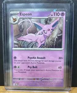 Espeon 33/131 Promo Cosco Cosmos Holo Prismatic Evolutions Pokemon Card - Image 1