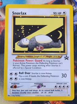 Pokemon TCG Snorlax Z 49 black star promo Card - Image 1