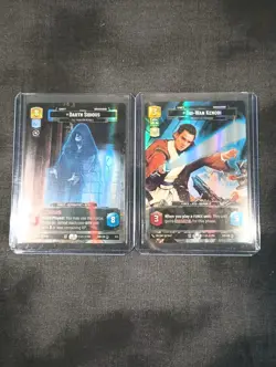 Darth Sidious & Obi-Wan Kenobi - Star Wars Unlimited Gift Box Promo Cards 2 & 3 - Image 1