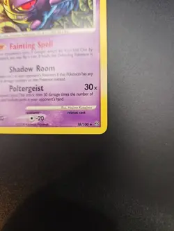 Pokemon Card Gengar Stormfront Regular 18/100 2008 - Image 3