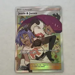 Pokemon TCG Jesse And James Full Art Trainer Card 68/68 Hidden Fates NM - Image 1