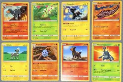 Pokemon Sun & Moon Lost Thunder Regular Card Lot x8 NM 💎 - Image 1