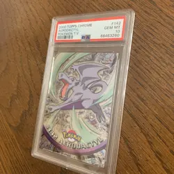 #142 Aerodactyl Topps Chrome TV Animation Series 2 Pokemon Card PSA 10 GEM MT - Image 2