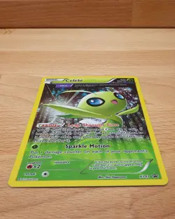 Celebi XY93 Black Star Promo Full Art Cosmos Holo Pokemon TCG Card NM - Image 3
