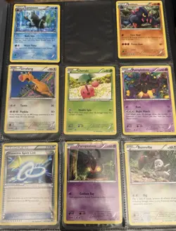 Pokemon Charizard Binder With Bulk Pokemon Cards Pages Ungraded Unsorted XY era - Image 2