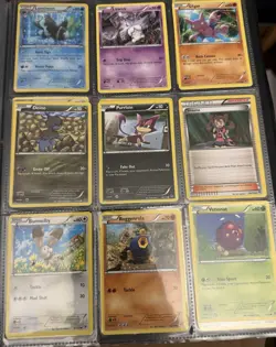 Pokemon Charizard Binder With Bulk Pokemon Cards Pages Ungraded Unsorted XY era - Image 3