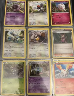 Pokemon Charizard Binder With Bulk Pokemon Cards Pages Ungraded Unsorted XY era - Image 4
