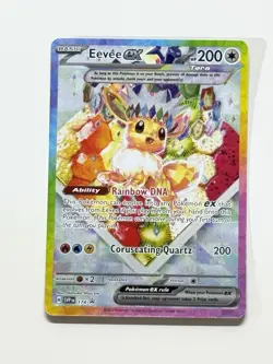 Eevee ex 174 Full Art Holo Pokemon Sv: Scarlet & Violet Promo Cards English NM - Image 3