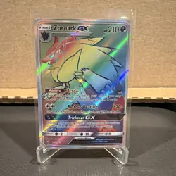 Pokemon Zoroark GX 77/73 Secret Rare Full Art Holo Shining Legends TCG Card - Image 1