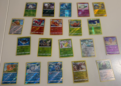 Pokemon 20 Card Bulk REVERSE HOLO Lot LP-HP Uncommon Holographic Poliwhirl - Image 1