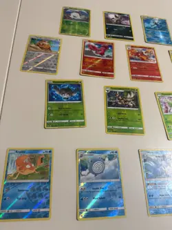 Pokemon 20 Card Bulk REVERSE HOLO Lot LP-HP Uncommon Holographic Poliwhirl - Image 2