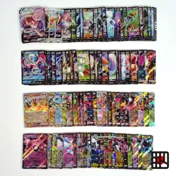 Pokemon Card Bulk Lot 100 V ex VMAX VSTAR NM-LP No Dupes Japanese US Stock 660 - Image 1