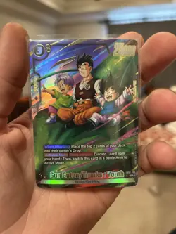 Bandai Son Goten/Trunks: Youth SR Foil Battle Card FB07-105 Dragon Ball Super - Image 1