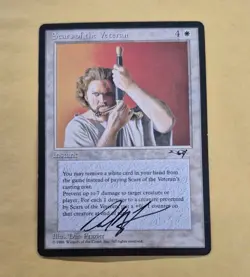 Unplayed Signed Scars of the Veteran Alliances NM DAN FRAZIER EDH CUBE VTG - Image 1