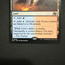 Magic: The Gathering Riverpyre Verge Aetherdrift Rare Land Regular 260 - Image 2