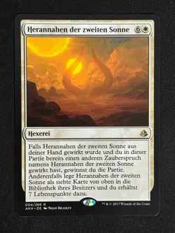 1x MTG Approach of the Second Sun (German) - Amonkhet (AKH) #4 - Magic - Image 1