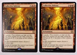 2x Collective Inferno MTG, Lorwyn Eclipsed, Rare, NM - Image 1