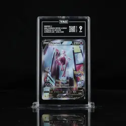 2022 Pokemon SWSH Pokemon Go 072/078 Mewtwo V Alternate Art UR TAG 9 (903) - Image 1