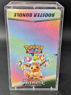 Pokemon SV8.5 Prismatic Evolutions Factory Sealed Booster Bundle Display Case - Image 1