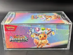 Pokemon SV8.5 Prismatic Evolutions Factory Sealed Booster Bundle Display Case - Image 4