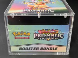 Pokemon SV8.5 Prismatic Evolutions Factory Sealed Booster Bundle Display Case - Image 5