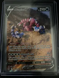 Pokemon TCG Drapion v Crown Zenith: Galarian Gallery Holo Ultra Rare Card - Image 1