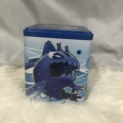 Pokemon TCG Water Stacking Tin EMPTY emansemporium Blue EUC 79 - Image 3