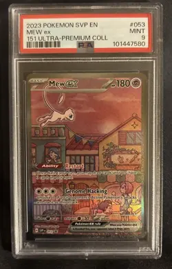 Mew EX 053 Scarlet & Violet Promo Holo Pokemon TCG Card - Image 1