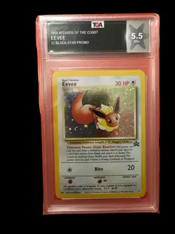 Pokemon cards. Eevee 11. 2000. Black Star PROMO HOLO EX - Image 1