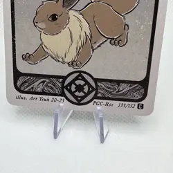Pokai Gaku Eevee Art Yeuh Custom Card 133/152 Pokemon - Image 4