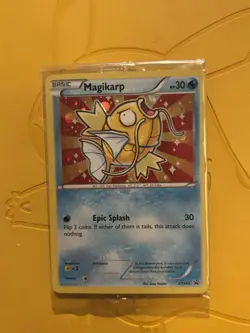 Pokemon TCG Magikarp XY 143 Holo Black Star Promo Sealed - Image 2