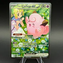 Lillie's Clefairy ex 184/159 Sv09: Journey Together Holo Pokemon TCG - Image 1
