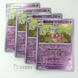 Slowking 058/142 REVERSE HOLO x4 - 4x Playset - Pokemon S&V Stellar Crown - Image 1