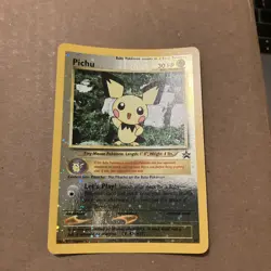 Pokemon Pichu TCG Reverse Holo Card 35/53 WOTC Promo Vintage - Image 1