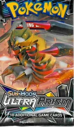 POKEMON SUN & MOON Ultra Prism 2018 *** EMPTY BOOSTER - NO CARDS - Image 1