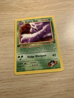 Pokemon TCG Vintage Koga's Muk 26/132 Rare 1st Edition Gym Challenge - Image 2