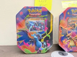 2 Pokemon TCG Mega Charizard X /Y Ex Tin Bundle Sealed New #5/5 - Image 2