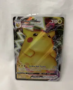 Pokemon Card Pikachu VMAX 044/185 Vivid Voltage Full Art Rare Near Mint - Image 1