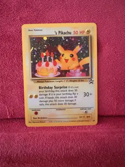 Pokemon ______'s Pikachu 24/53 Wotc Promo Birthday Surprise *fan art card* - Image 1