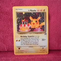 Pokemon ______'s Pikachu 24/53 Wotc Promo Birthday Surprise *fan art card* - Image 2