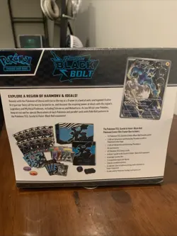 Pokemon Center Exclusive Black Bolt Elite Trainer Box ETB New Sealed - Image 5