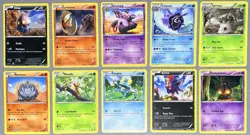 Pokemon XY Base Set Regular Singles Card Lot x20 (2 RARES) VLP - Image 1